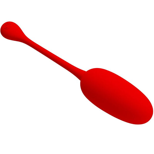 PRETTY LOVE - KNUCKER HUEVO VIBRADOR RECARGABLE ROJO PRETTY LOVE FLIRTATION
