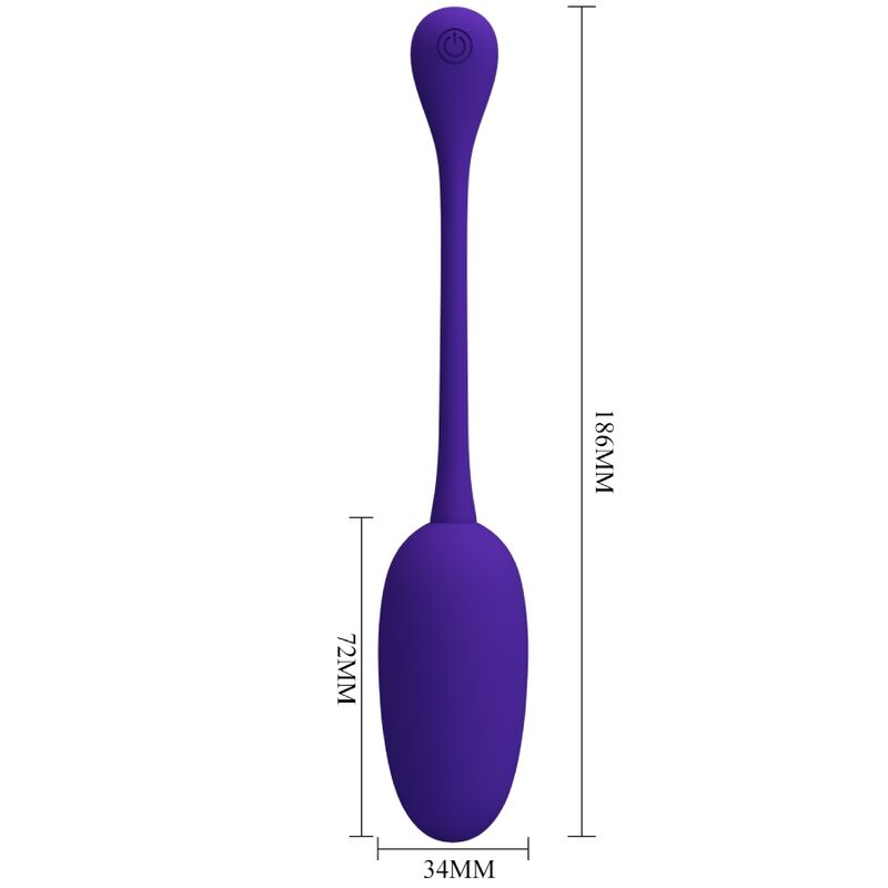 PRETTY LOVE - KNUCKER HUEVO VIBRADOR RECARGABLE LILA PRETTY LOVE FLIRTATION