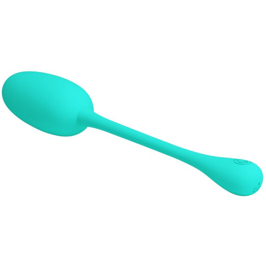 PRETTY LOVE - KNUCKER HUEVO VIBRADOR RECARGABLE VERDE AGUA PRETTY LOVE FLIRTATION