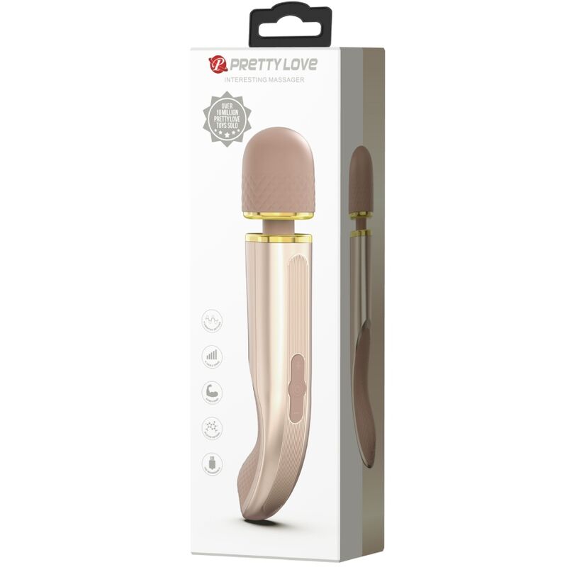PRETTY LOVE - MASAJEADOR 7 MODOS VIBRACION CHAMPAGNE PRETTY LOVE SMART