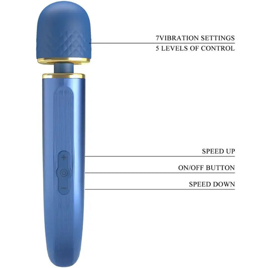 PRETTY LOVE - MASAJEADOR 7 MODOS VIBRACION AZUL PRETTY LOVE SMART