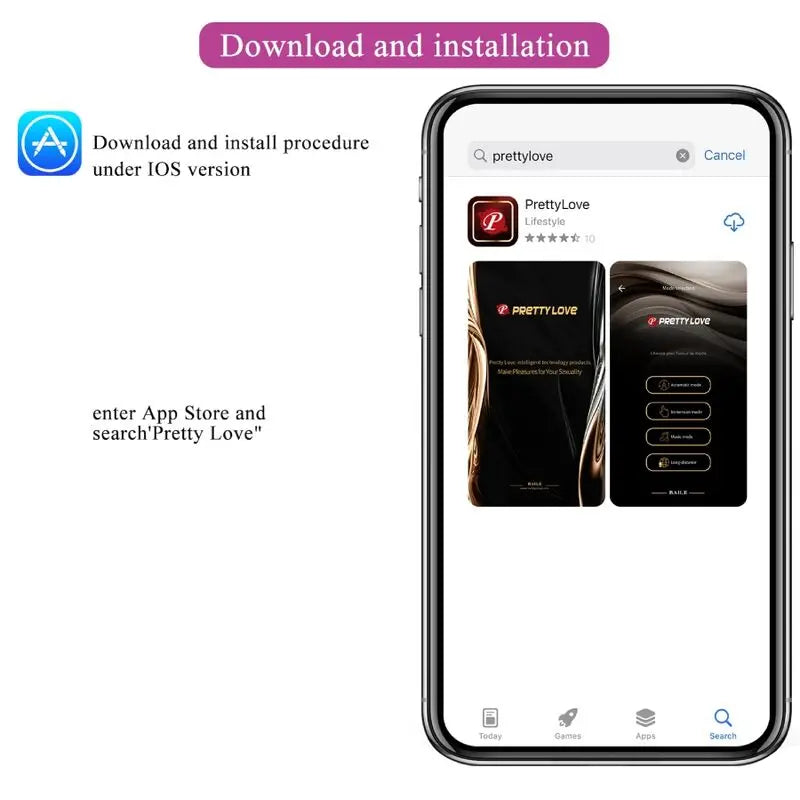 PRETTY LOVE - JAYLEEN VIBRADOR APP CONTROL REMOTO LILA PRETTY LOVE LED