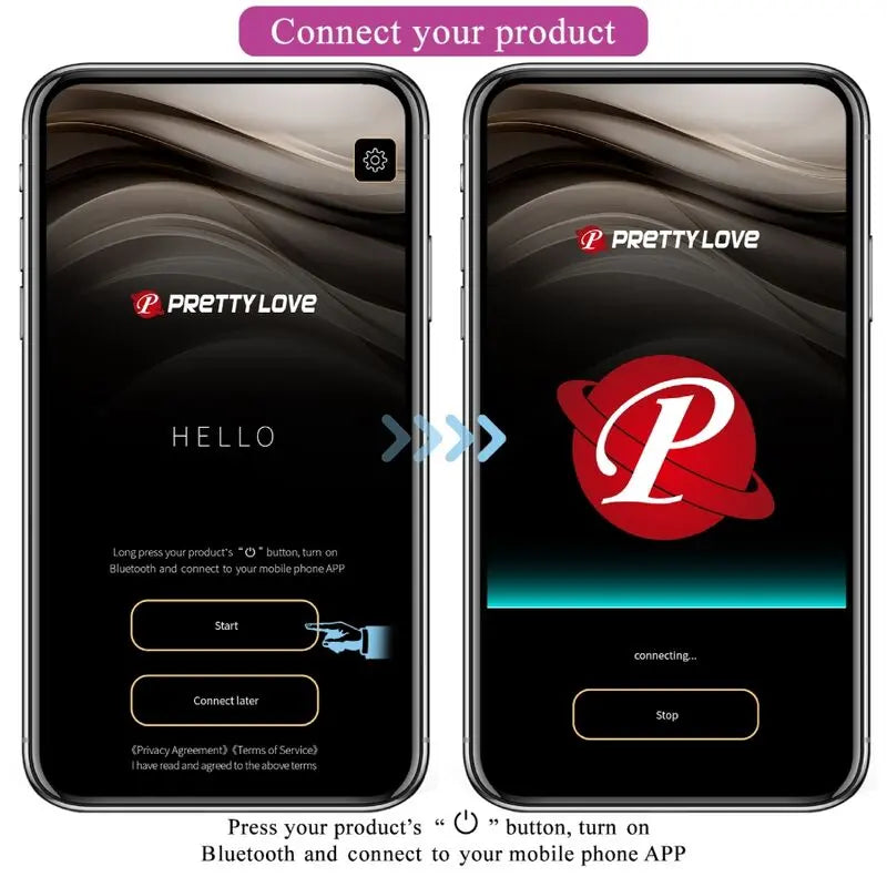 PRETTY LOVE - JAYLEEN VIBRADOR APP CONTROL REMOTO LILA PRETTY LOVE LED