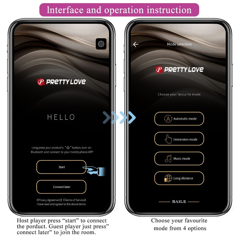 PRETTY LOVE - JEFFERSON PLUG ANAL CONTROLADO POR APP LILA PRETTY LOVE BOTTOM
