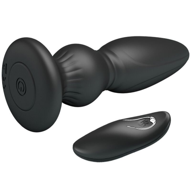 MR PLAY - VIBRADOR POTENTE CONTROL REMOTO ANAL PLUG NEGRO MR PLAY