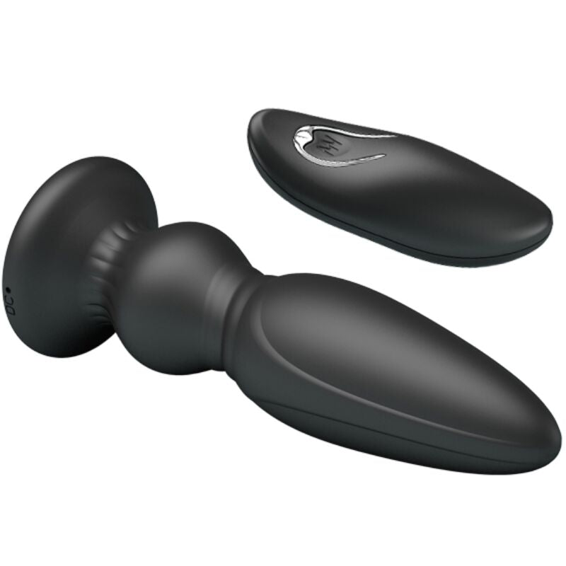MR PLAY - VIBRADOR POTENTE CONTROL REMOTO ANAL PLUG NEGRO MR PLAY