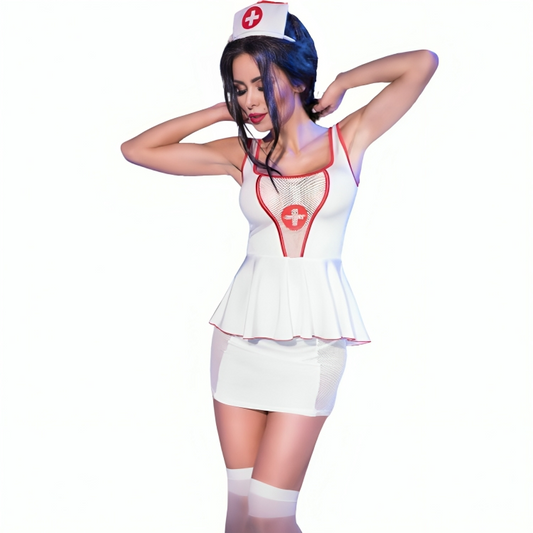 CHILIROSE - CR 4160 DISFRAZ ENFERMERA TOP & FALDA S/M CHILIROSE COSTUMES
