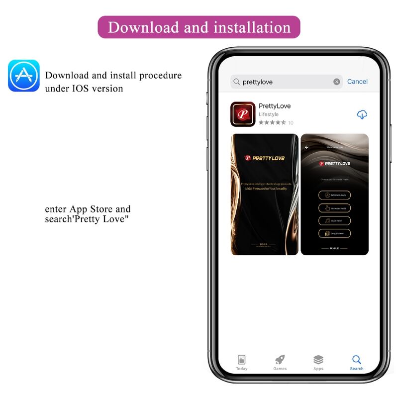 PRETTY LOVE - BILLY VIBRATION LILA  APP GRATUITA PRETTY LOVE
