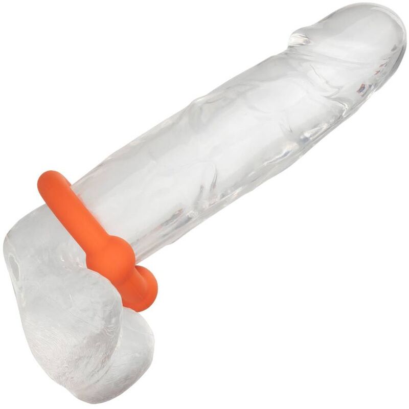 CALEXOTICS - ALPHA ANILLO DOBLE BOLA NARANJA CALEXOTICS