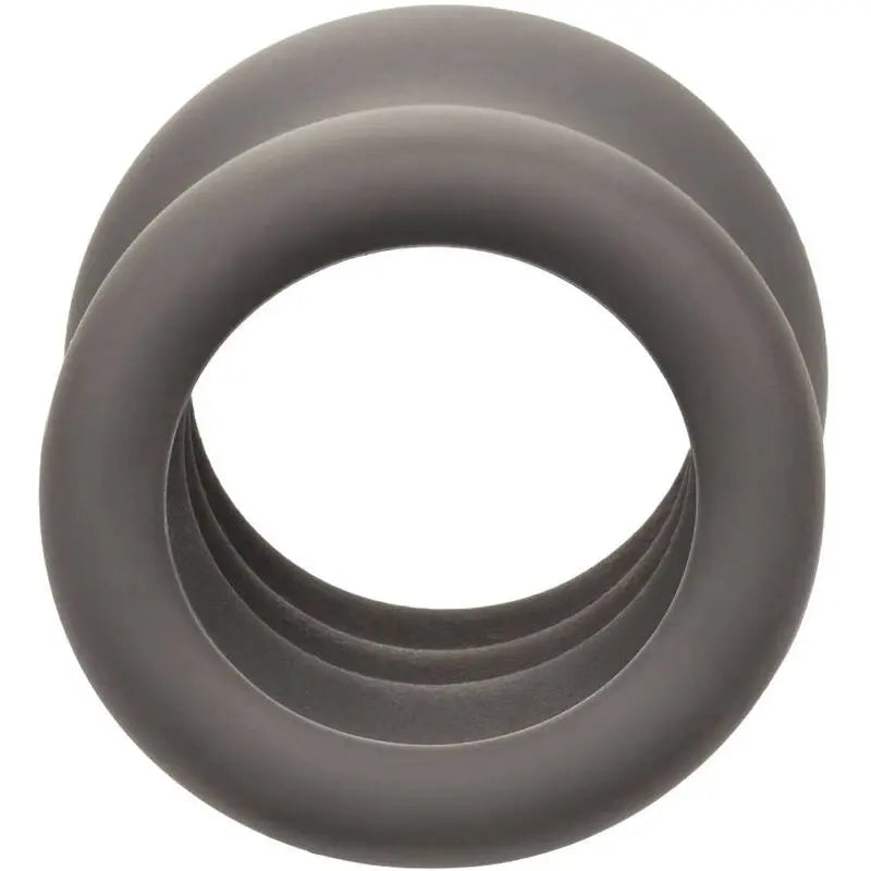 CALEXOTICS - ALPHA ANILLO EXTENSIÓN ESCROTO DOBLE NEGRO CALEXOTICS