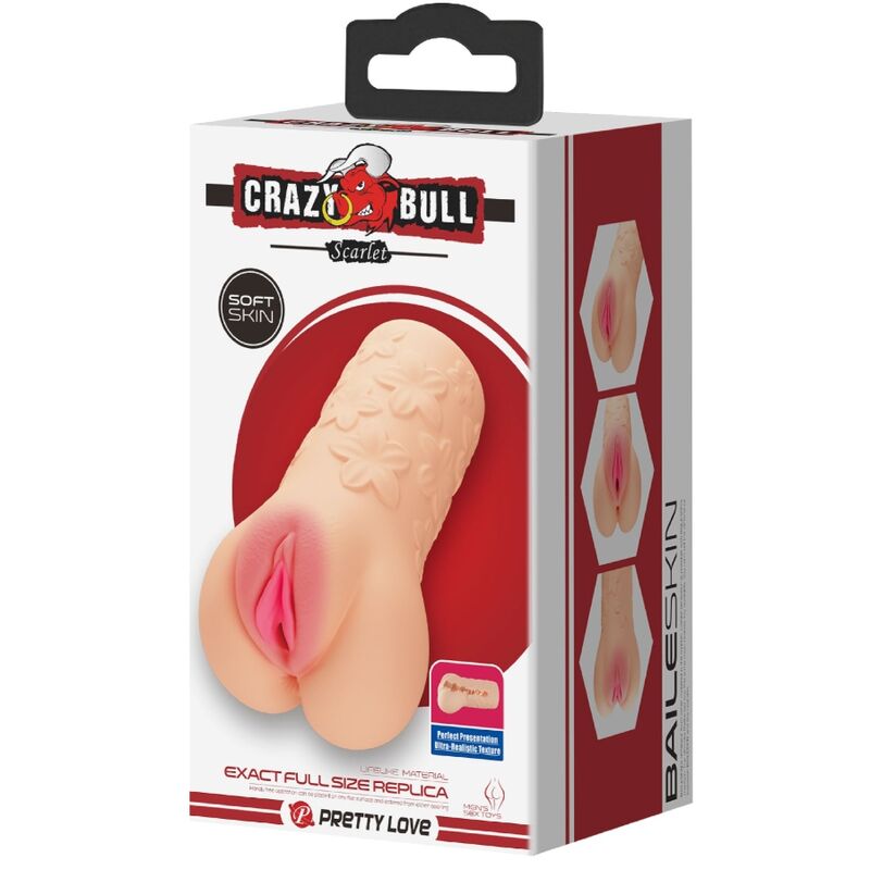 CRAZY BULL - SCARLET MASTUBADOR EN FORMA DE VAGINA CRAZY BULL