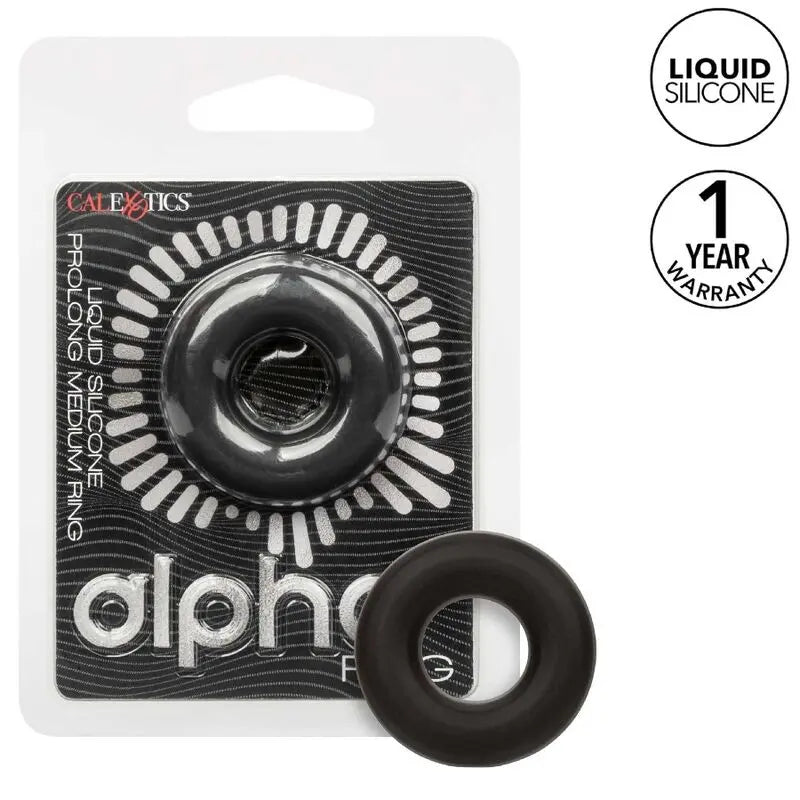 CALEXOTICS - ALPHA ANILLO PROLONG MEDIO NEGRO CALEXOTICS