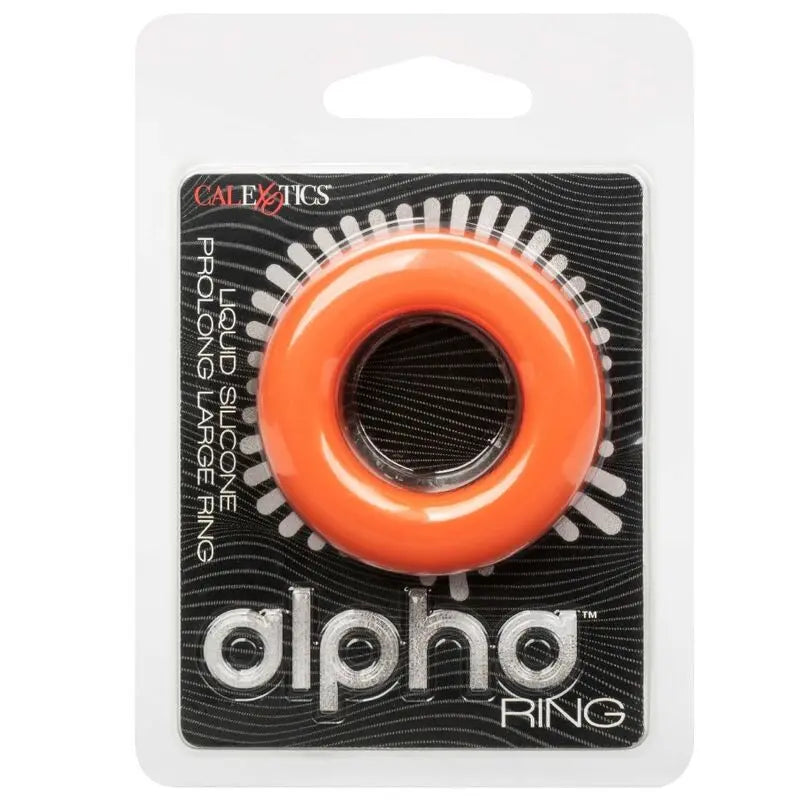 CALEXOTICS - ALPHA ANILLO PROLONG GRANDE NARANJA CALEXOTICS