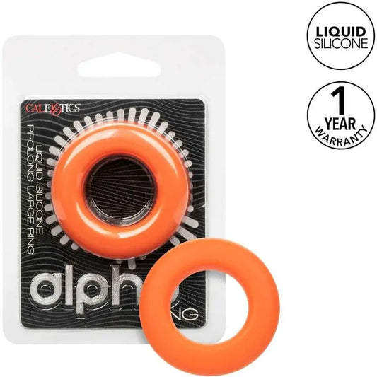 CALEXOTICS - ALPHA ANILLO PROLONG GRANDE NARANJA CALEXOTICS