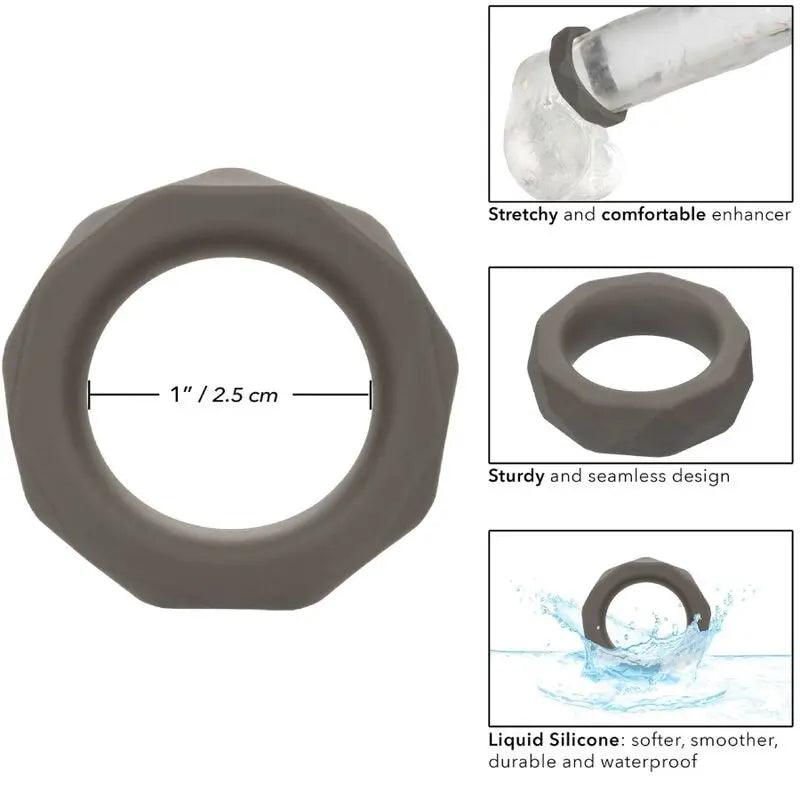 CALEXOTICS - ALPHA ANILLO PROLONG PRISMTICO GRIS CALEXOTICS