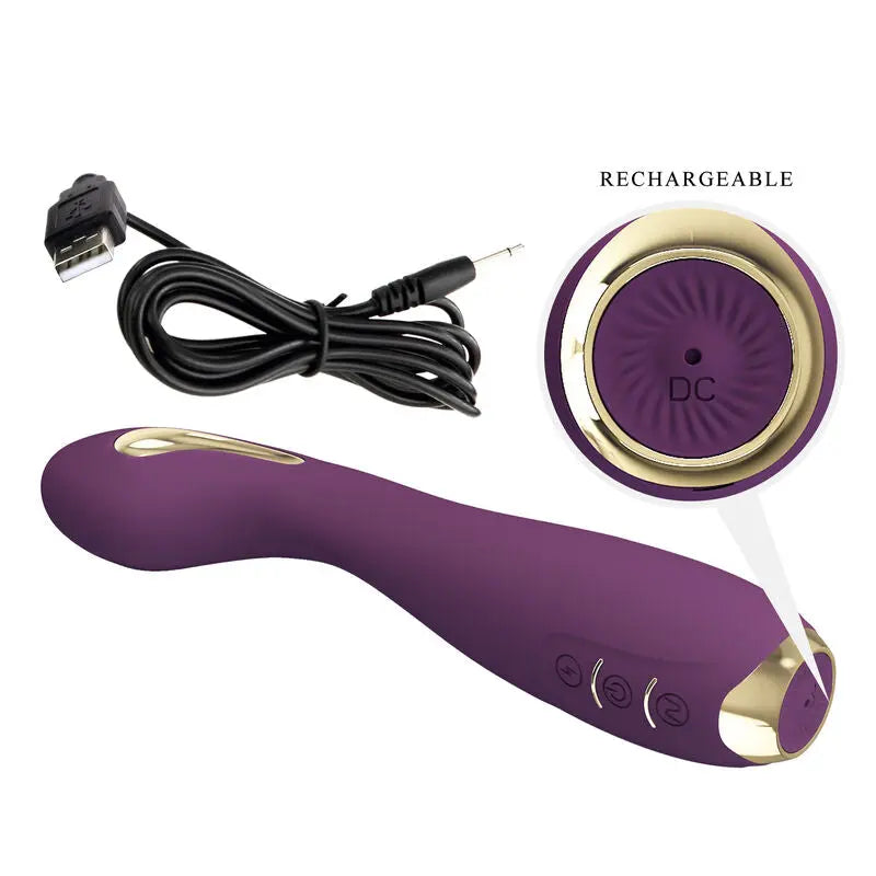 PRETTY LOVE - HECTOR VIBRADOR ELECTROSHOCK POR CONTROL POR APP LILA PRETTY LOVE HIGH GRADE
