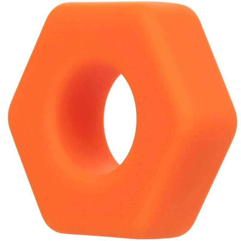 CALEXOTICS - ALPHA ANILLO PROLONG SEXGONO NARANJA CALEXOTICS