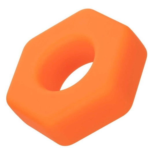 CALEXOTICS - ALPHA ANILLO PROLONG SEXGONO NARANJA CALEXOTICS
