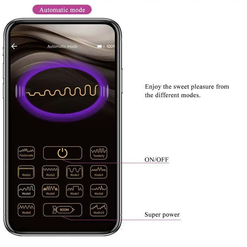 PRETTY LOVE - DOREEN HUEVO VIBRADOR RECARGABLE LILA PRETTY LOVE SMART