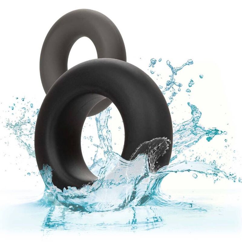 CALEXOTICS - ALPHA SET DE 2 ANILLOS PROLONG GRIS CALEXOTICS