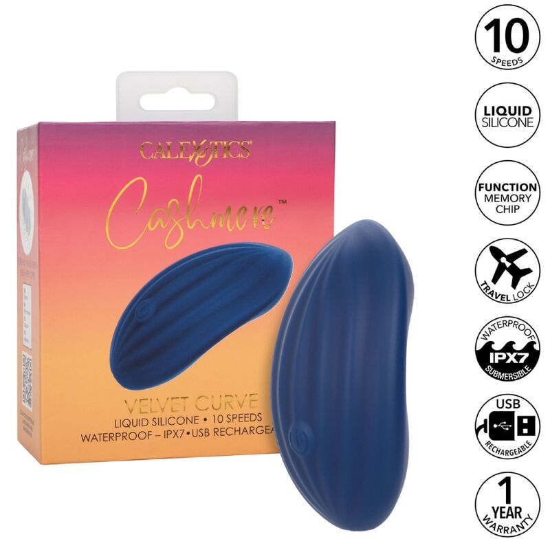 CALEXOTICS - CASHMERE VELVET CURVE AZUL CALEXOTICS