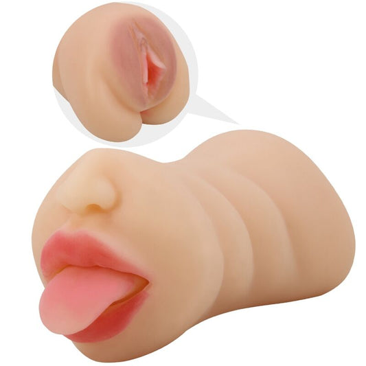CRAZY BULL - SARAH MASTUBADOR EN FORMA DE VAGINA DOBLE ENTRADA CRAZY BULL
