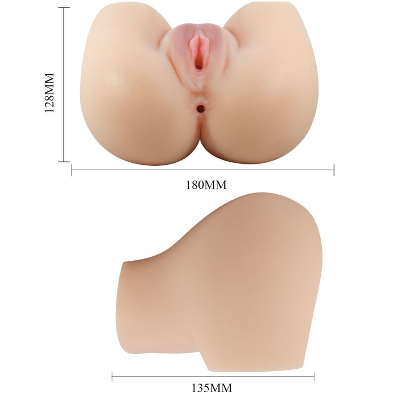 CRAZY BULL - VAGINA Y ANO REALISTICOS VIBRADOR MILA CRAZY BULL