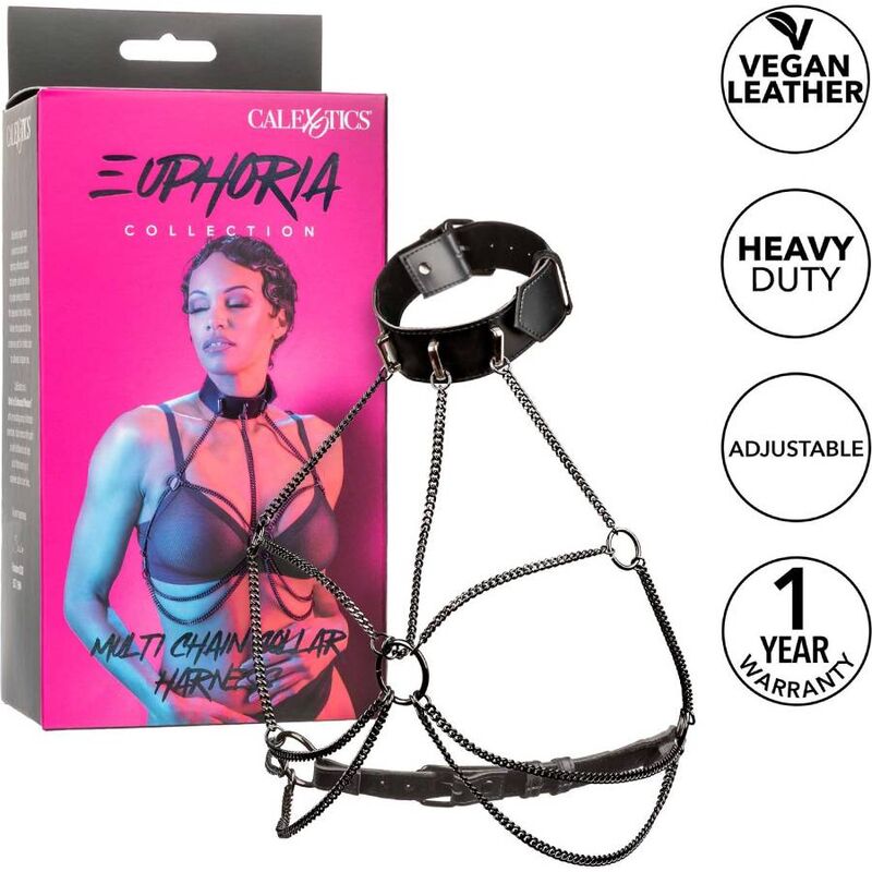 CALEXOTICS - EUPHORIA ARNÉS DE CUELLO DE CADENA CALEXOTICS
