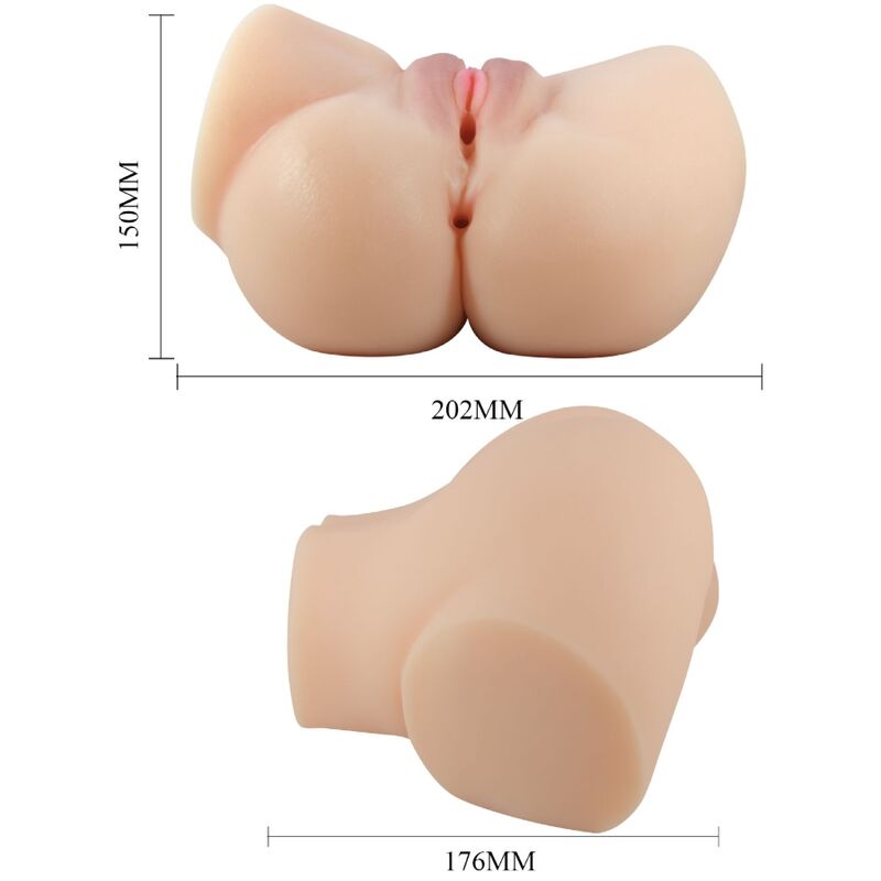 CRAZY BULL - VAGINA Y ANO REALISTICOS VIBRADOR EMILIA CRAZY BULL
