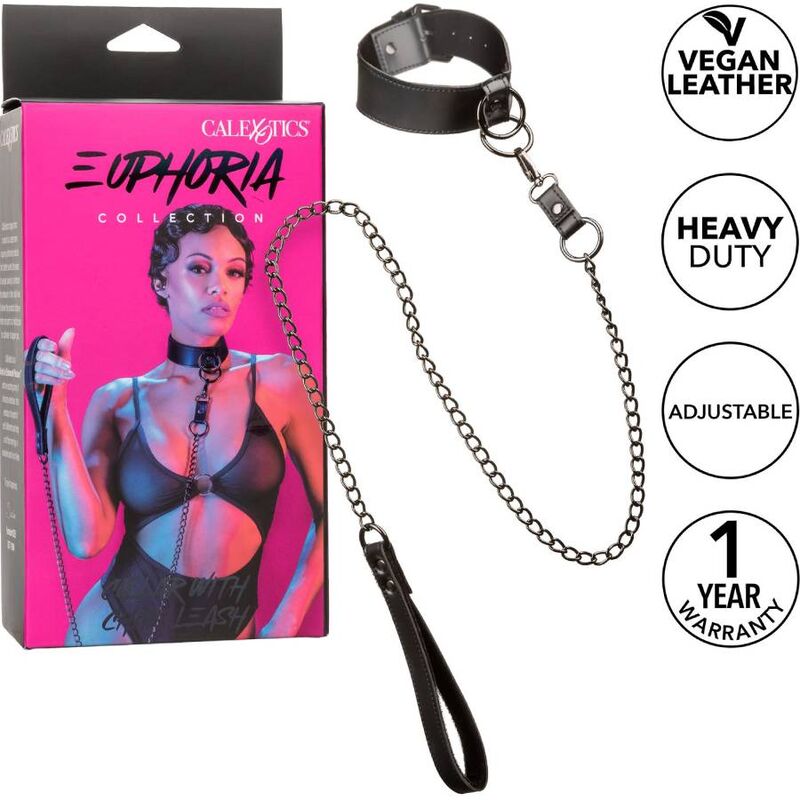 CALEXOTICS - EUPHORIA COLLAR CON CORREA DE CADENA CALEXOTICS