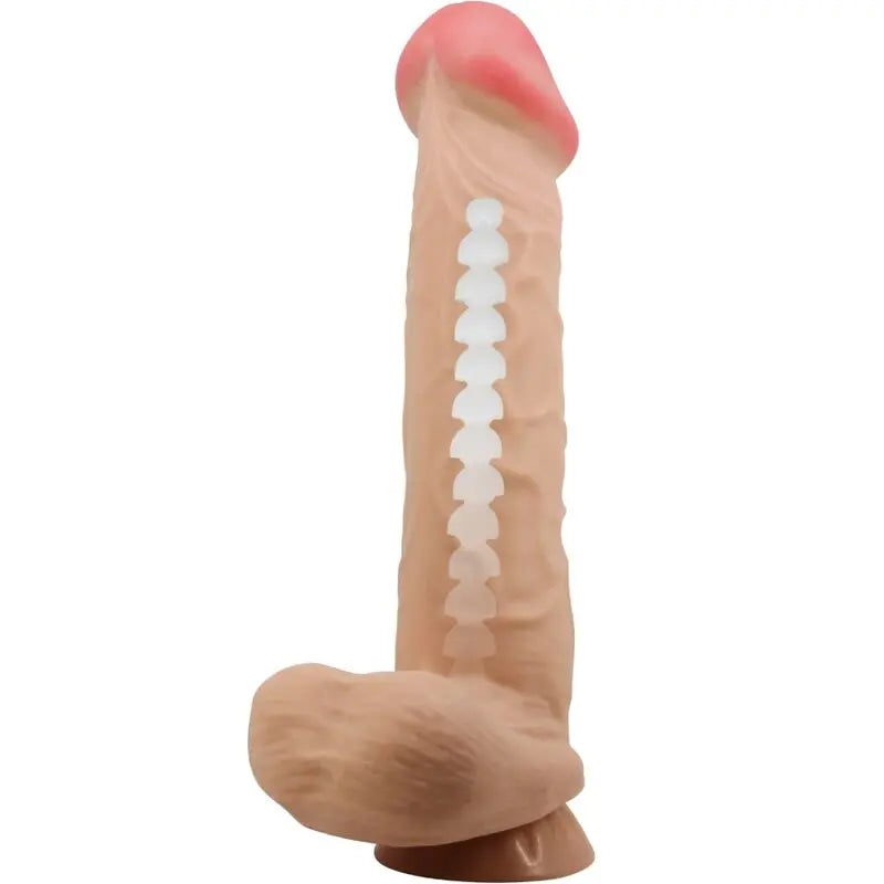 PRETTY LOVE - SLIDING SKIN SERIES DILDO REALÍSTICO CON VENTOSA PIEL DESLIZANTE 26 CM PRETTY LOVE HIGH GRADE