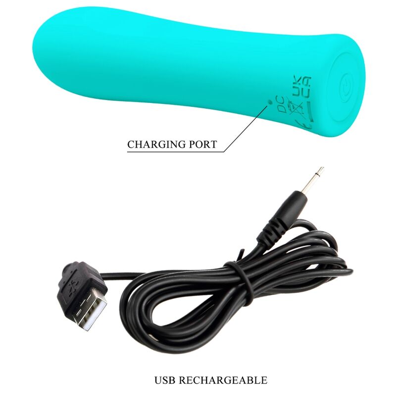 PRETTY LOVE - ALFREDA VIBRADOR SUPER POWER VERDE AGUA PRETTY LOVE FLIRTATION