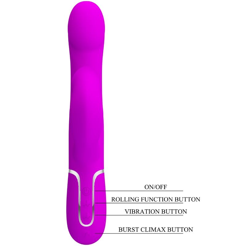 PRETTY LOVE - VIBRADOR RABBIT PERLAS VIOLETA PRETTY LOVE FLIRTATION