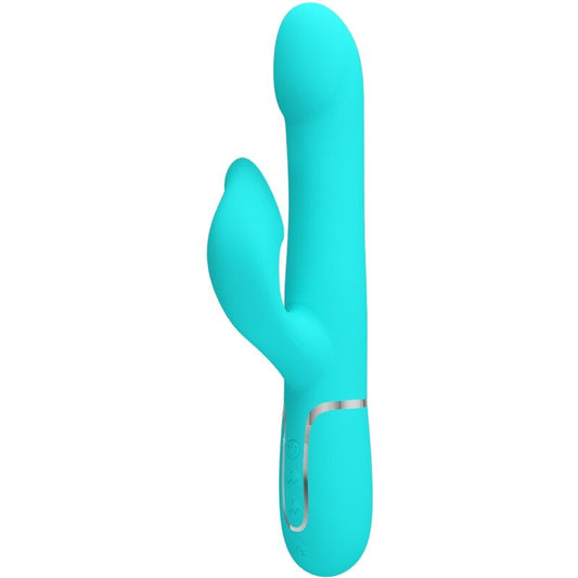 PRETTY LOVE - VIBRADOR RABBIT PERLAS VERDE AGUA PRETTY LOVE FLIRTATION