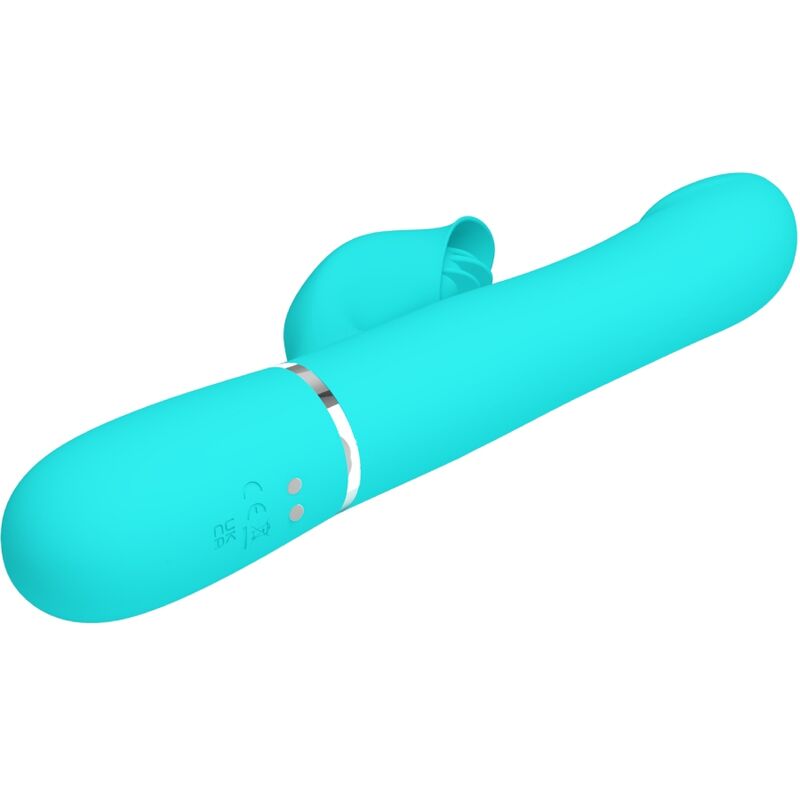 PRETTY LOVE - VIBRADOR RABBIT PERLAS VERDE AGUA PRETTY LOVE FLIRTATION