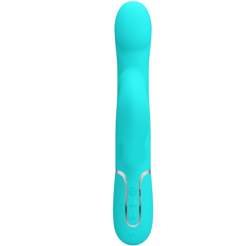 PRETTY LOVE - VIBRADOR RABBIT PERLAS VERDE AGUA PRETTY LOVE FLIRTATION