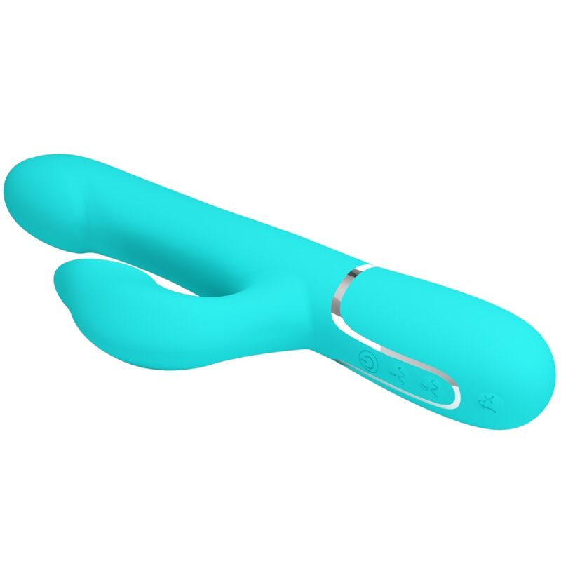 PRETTY LOVE - VIBRADOR RABBIT PERLAS VERDE AGUA PRETTY LOVE FLIRTATION