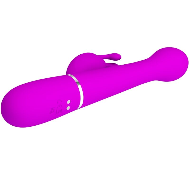 PRETTY LOVE - DEJON VIBRADOR RABBIT 3 EN 1 MULTIFUNCIÓN VIOLETA PRETTY LOVE FLIRTATION