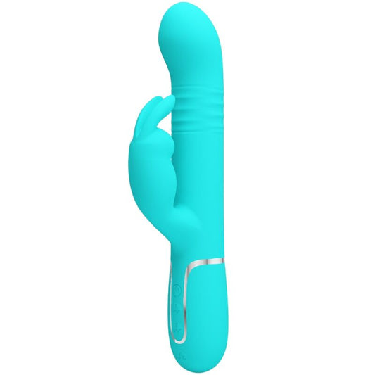 PRETTY LOVE - VIBRADOR COALE RABBIT PERLAS VERDE AGUA PRETTY LOVE FLIRTATION