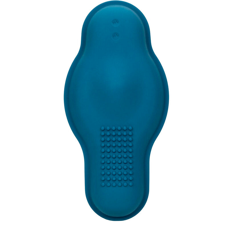 CALEXOTICS - RIDER MASAJEADOR DOBLE MOTOR CONTROL REMOTO AZUL CALEXOTICS
