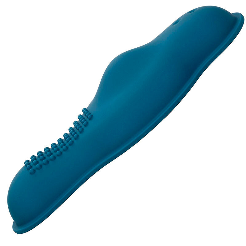 CALEXOTICS - RIDER MASAJEADOR DOBLE MOTOR CONTROL REMOTO AZUL CALEXOTICS