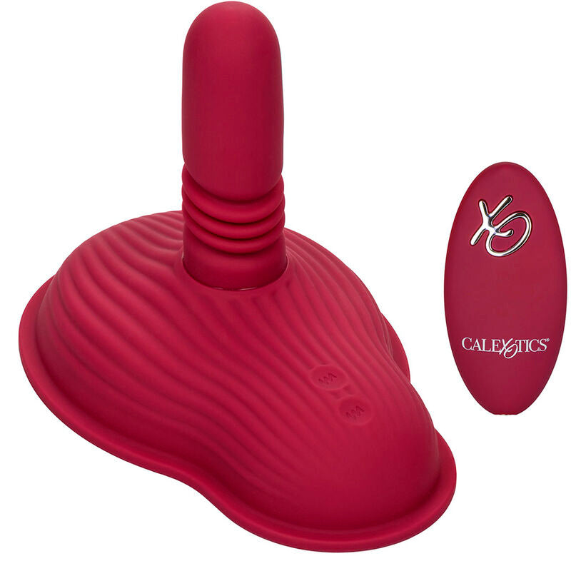 CALEXOTICS - RIDER MASAJEADOR DOBLE MOTOR CONTROL REMOTO ROJO CALEXOTICS
