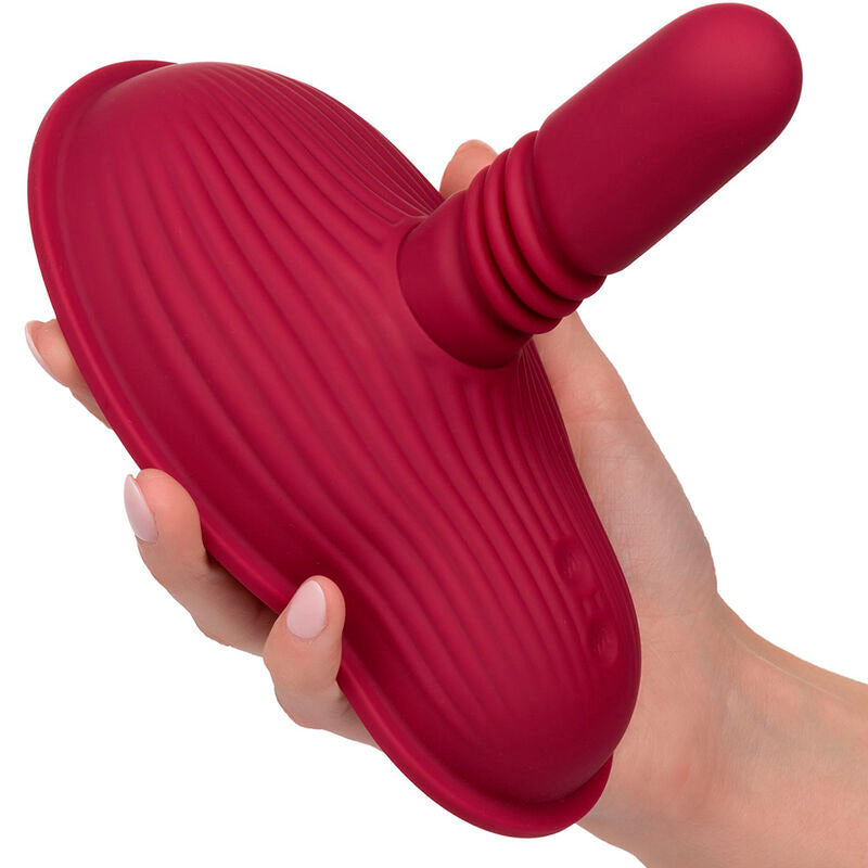 CALEXOTICS - RIDER MASAJEADOR DOBLE MOTOR CONTROL REMOTO ROJO CALEXOTICS