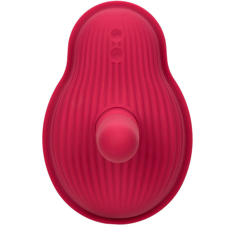 CALEXOTICS - RIDER MASAJEADOR DOBLE MOTOR CONTROL REMOTO ROJO CALEXOTICS
