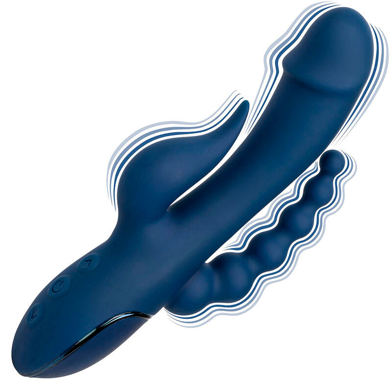 CALEXOTICS - VIBRADOR TRIPLE ORGASM AZUL CALEXOTICS