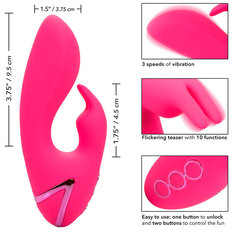 CALEXOTICS - SO. CAL SUSHINE VIBRATOR RABBIT FUCSIA BY CALIFORNIA DREAMING CALEXOTICS