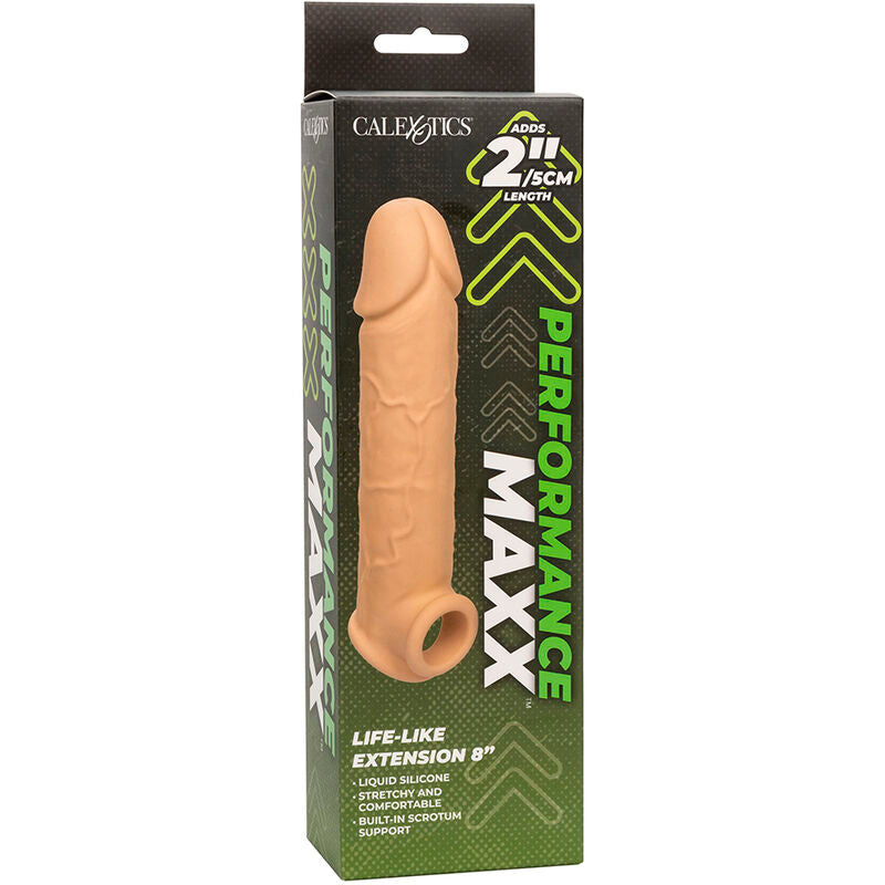 CALEXOTICS - PERFORMANCE MAXX EXTENSIÓN REALISTA 8 PIEL CLARO CALEXOTICS