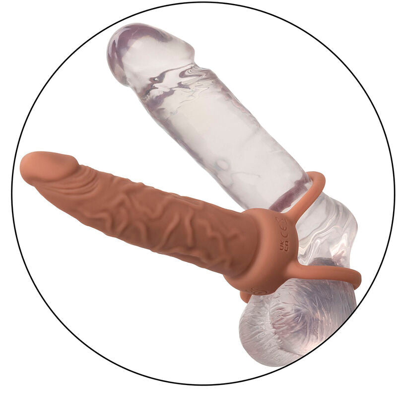 CALEXOTICS - PERFORMANCE MAXX DOBLE PENETRADOR RECARGABLE PIEL MORENO CALEXOTICS