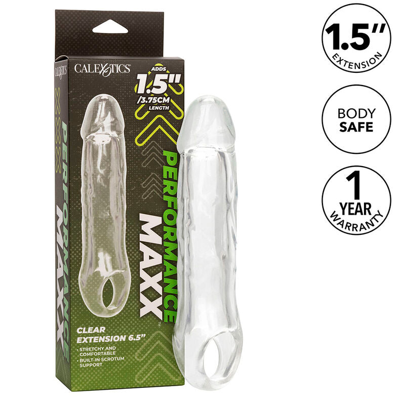 CALEXOTICS - PERFORMANCE MAXX EXTENSIÓN CLARA 6,5 TRANSPARENTE CALEXOTICS