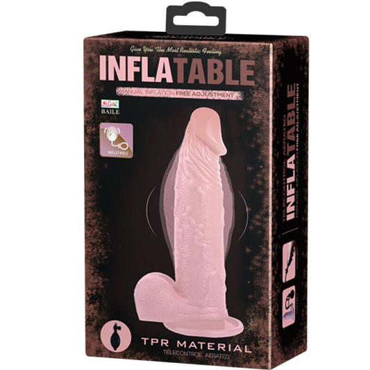 BAILE - INFLATABLE DILDO HINCHABLE REALISTICO CON VENTOSA 15 CM BAILE DILDOS